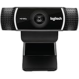 Logitech C922 Pro Stream Webcam 1080P Camera for HD Video Streaming & Recording 720P at 60Fps with Tripod Included
