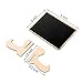 officematters Wood Mini Blackboard with Support Easel for Message Board Signs Parties, Rectangle, Set of 10