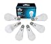 Leson 100 Watt Equivalent A19 LED Light Bulb Standard E26/E27 Base 13W Energy Saving, Daylight Cool White 6500k (6 Pack)