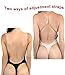 LAZAWG Women's Full Body Shaper Thong Convertible Seamless U Plunge Body Suit.,Black,Size Small / 32B