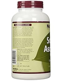 Nutribiotic - Polvo cristalino atenuado de ascorbato de sodio, NBC04514, 16 onza, 1, 1