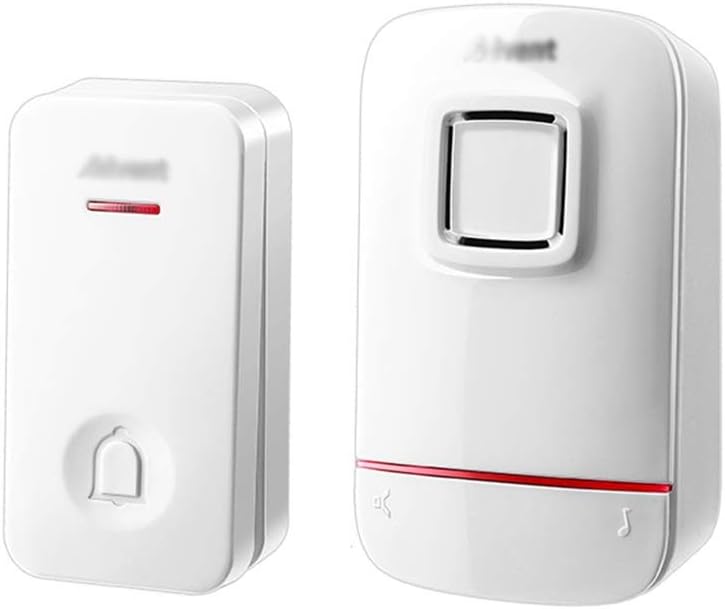 CUIS- Self-powered Doorbell, Wireless Home For Long Distance Without Battery Intelligent Electronic Remote Control Ling, Four-speed Volume Adjustable, LED Flash & 32 Tunes, IP47 Waterproof