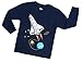 shelry Boys Rocket Pajamas Children Christmas Pants Set 100% Cotton Size 7 Years