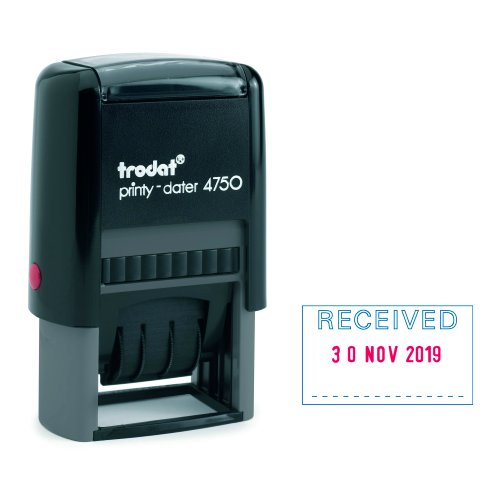 Trodat Printy 4750L1 Self Inking Dater - Received