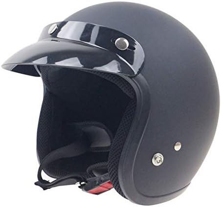3 4男性の女性のためのオープンフェイスヘルメットバイク オートバイヘルメット チョッパークルーザー