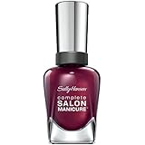 Sally Hansen Complete Salon Manicure Nail Polish, Wine Not 0.5 Ounce Long-Lasting Nail Polish with Gel Shine and Nourishing Care