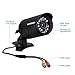 ISEEUSEE 720P Video Security Camera 1.3MP 1200TVL Indoor/Outdoor Night Vision Bullet Video security Cameras- Black