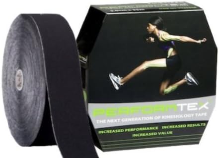 PerformTex Kinesiology Tape Bulk Rolls - Jet Black by PerformTex