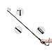Amobios 12-37 Inches Waterproof Telescoping Extendable Selfie Stick Rust-Preventing and Anti-reflective Pole for GoPro Cameras