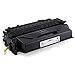 LINKYO Replacement Toner Cartridge for HP 05X CE505X (Black, 2-Pack)