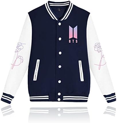 BTS Baseball Uniform Jacket Coat Sweater Suga V Jin JIMIN J-Hope Rap-Monster Jung Kook Love Yourself