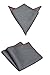 Men's Pocket Square Set Hankerchiefs Wedding Party Pack of 9