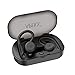 Wireless Headphones APEKX True Wireless Bluetooth 5.0 Sports Earbuds, IPX7 Waterproof Stereo HiFi Sound, Built-in Mic Earphones with Charging Case (Black)