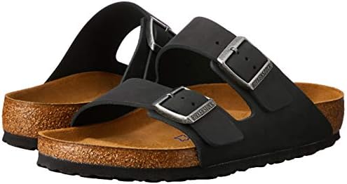 arizona soft footbed oiled nubuck leather black