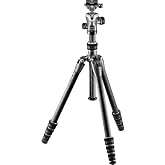 Gitzo Lightweight Series 0 Traveler Carbon Fiber Tripod with Center Ball Head, Silver &amp; Black (GK0545T-82TQDUS)