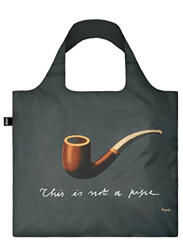 LOQI MUSEUM RENÃ‰ MAGRITTE The Treachery of Images Tote Bag