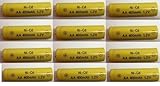 Solar Light AA Ni-cd 400mah Rechargable Batteries for Solar Lights (Pack of 12)