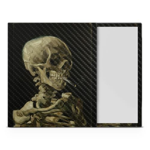 Carbon Fiber Tablet Skin Compatible with BOOX Note Air4 C (2024) - Skull with C…