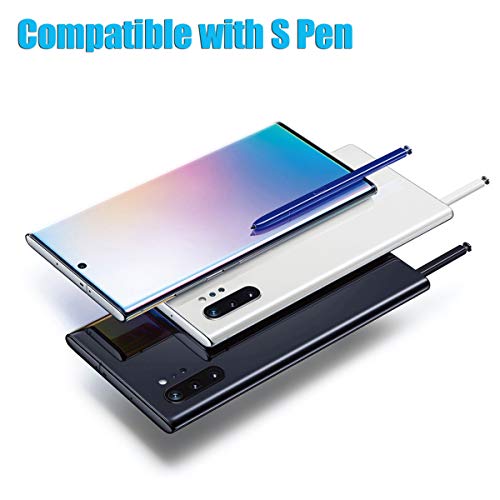 Bocianelli Tempered Glass Screen Protector for Galaxy Note 10[6.3 inches] with a Camera Lens Protector [Case Friendly][Full Coverage][HD Clear] - Thumbnail 2