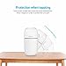 Car USB Diffuser Essential Oils Portable Vehicle-Mounted Cool Mist Aromatherapy Humidifier Ultrasonic Mini 110ml Purifier Small Air Freshener for Travel/Office/Study/Home, Birthday Gift