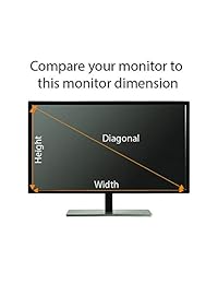 Anti Luz Azul Protector de visualización (3 unidades) para 23 inches Widescreen computadora de sobremesa Monitor. filtran la luz azul y aliviar Eye Strain para ayudarte a dormir mejor