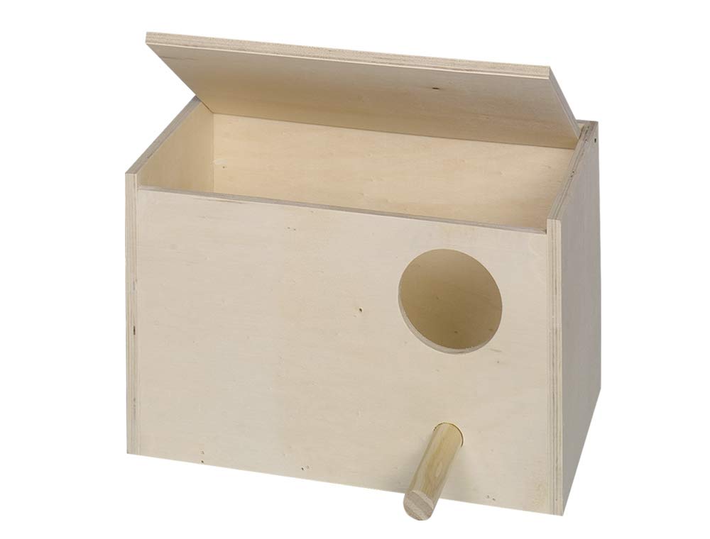 Nobby Parakeet Nesting Box Horizontal, Large, 36 x 25 x 25 cm