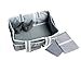Wallaby Diaper Caddy Organizer Portable Storage Bin for Diapers, Wipes, Baby Bottles and more. Great for Home, Car, Travel or a Baby Shower Gift.