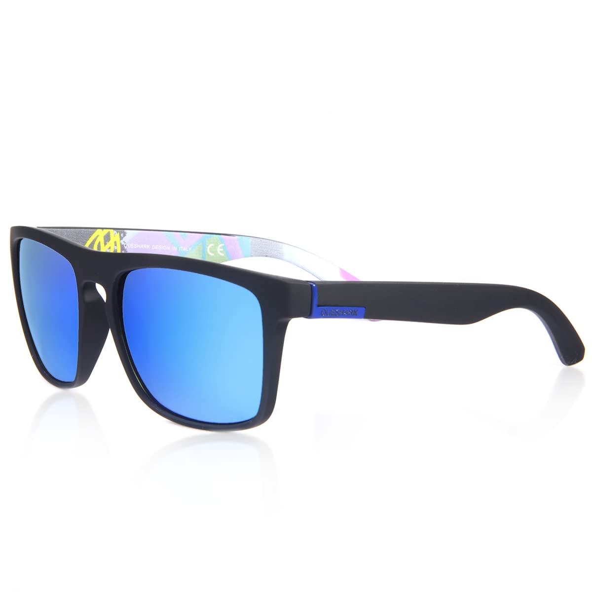 Queshark Polarised Sunglasses Classic Style Retro Sun Shades Eye Glasses UV400 Protection Unisex For Men Women Golf Cycling Sports Fishing Travel