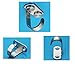 NELXULAS Stainless Steel Ceiling Hook Towel/Robe Clothes Hook for Closet Top Bathroom Kitchen Cabinet Garage Utility Heavy Duty Screw Mounted, Brushed Finish (1-1/3