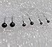 WellieSTR 150 Pair Glass Eyes kits 2/3/4mm Assortment For Needle Felting Bears Dolls Decoys Sewing