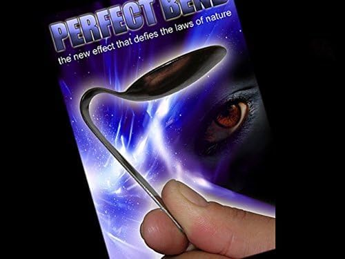 MOMOMAGE 1 Pair Perfect Bend Magic Tricks Magician Spoon Bending Magic Close up Street Stage Illusions Gimmick Prop Comedy Mentalism Accessories
