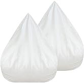 PoDhey 2Pack Bean Bag Chair Inner Liner No Filler Bean Bag Insert Replacement Removable Zipper Opening Bean Bag Inner Liner Easy to Clean Inner Liners for Bean Bag Chair Cover (2, L 39.3x47.2in)