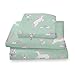 Where The Polka Dots Roam Fairytale Unicorn Twin Size 3 Pieces Bedding Set, Super Soft Bedding, 1 Fitted Sheet, 1 Flat Sheet, 1 Pillowcase, Twin Bed Sheets for Girls, Fairy Bedding
