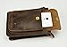 Le'aokuu Mens Leather Fashion Designer Casual Messenger Shoulder Bag Organizer Hunting Fanny Waist Belt Bag Pack