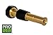 Live Green Solid Brass Hose Nozzle By Heavy Duty Garden Hose Spray Nozzle | Adjustable Twist With Strong Spray | Full Customer Warranty