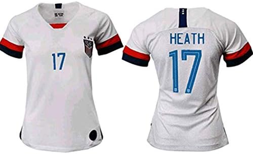 LISIMKE Soccer Team USA National Home Tobin Heath#17 Womens Replica Jersey:Jersey&Shorts Kid Youth Replica Jersey Kit