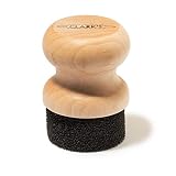 CLARK'S Oil & Wax Round Applicator (New V2 Design!) | USA Maple Construction | Cutting Boards - Butcher Blocks - Wood Utensils
