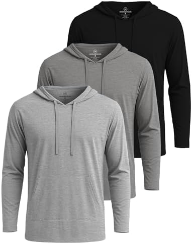 Real Essentials 3 Pack: Men's Dry Fit Wicking Long Sleeve Fishing