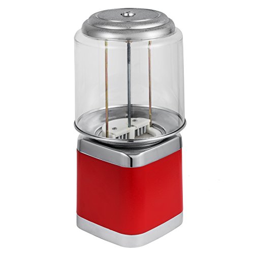Happybuy Candy Gumball Dispenser All Metal Outside Construction Candy Gumball Bulk Vending Machine 10 lbs Candy capacity Quarter Vending Machine (Red) - Thumbnail 5