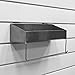 PROSLAT 10029 Paper Towel Holder Shelf Designed for PVC Slatwall, Silver