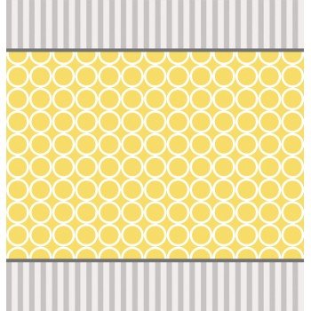 Mod Baby Shower Plastic Tablecover 54