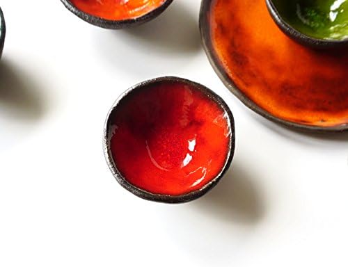 Handmade Red Ceramic Bowl