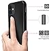 Mkeke Compatible for iPhone 11 Case, Black Shock Absorption Bumpers Cases for 6.1 Inch - Black