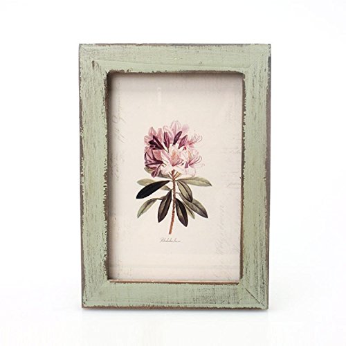 Kingfansion Vintage Photo Frame Home Decor Wooden Wedding Casamento Pictures Frames (Green ) - Thumbnail 4