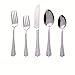 Bon Seashell 20-Piece Stainless Steel Flatware Silverware Cutlery Set, Include Knife/Fork/Spoon, Dishwasher Safe, Service for 4