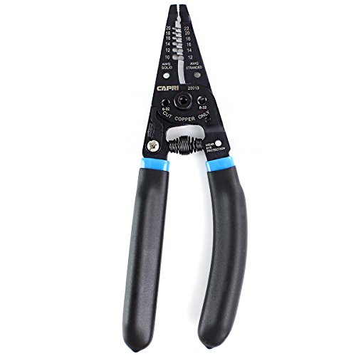 Capri Tools 20013 Professional Wire Stripper and Cutter