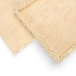 Arteza Wooden Canvas Board, 9x12 Inch, Pack of