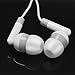 Keewonda Wholesale Earphones Bulk Earbuds KWA08-G Headphones 100 Pack Ear Buds in Ear Classroom Bundle Packs Headphones Disposable Student Earbuds for Kids School Library (Grey/White)