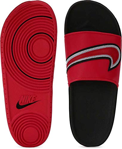 red nike offcourt slides
