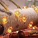 MIYA LIFE Cute Pumpkin String Lights Fall Pumpkin Fairy Lights Battery Operated for Thanksgiving and Halloween Indoor Decorations